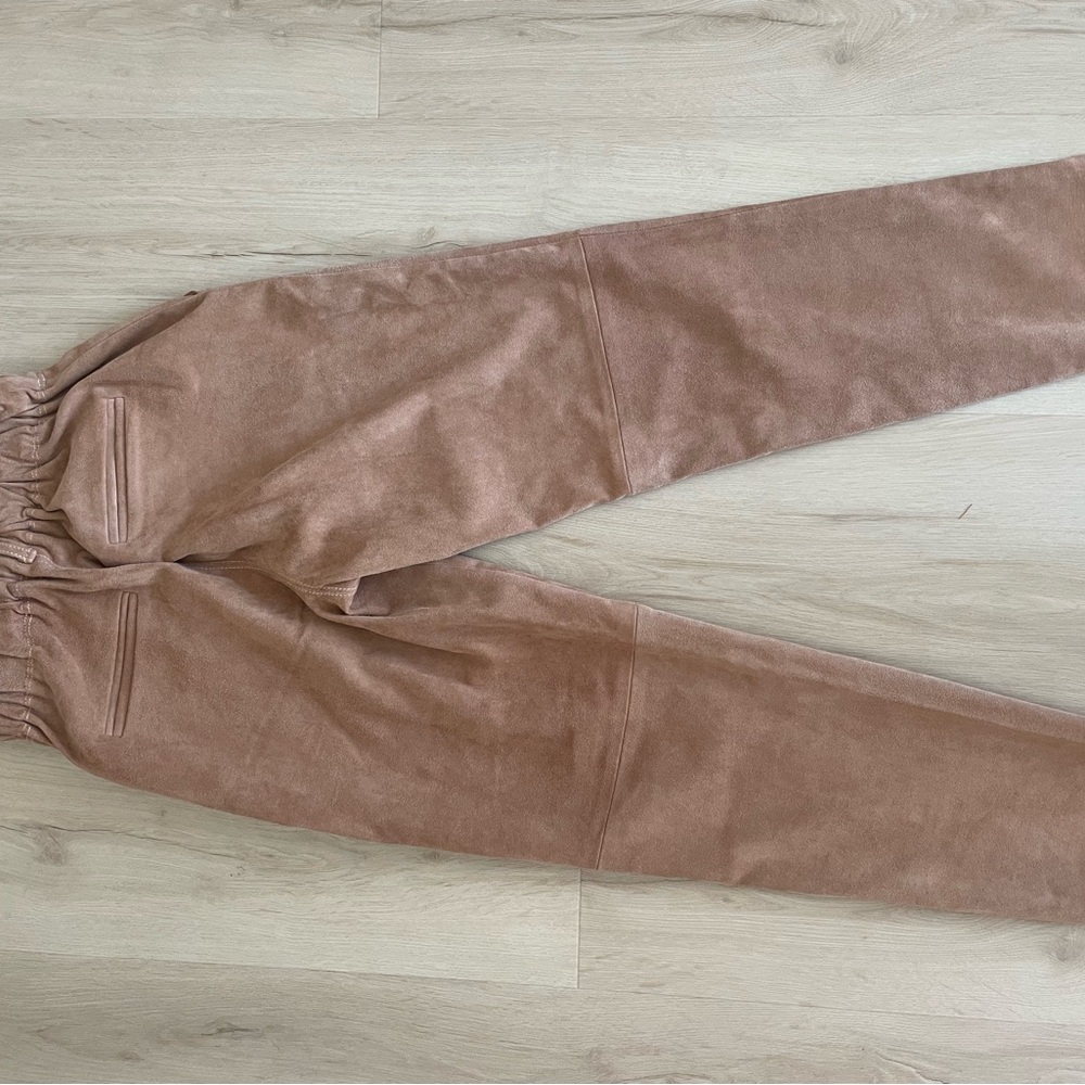 Designer Suede Pants - Picture 3 of 4